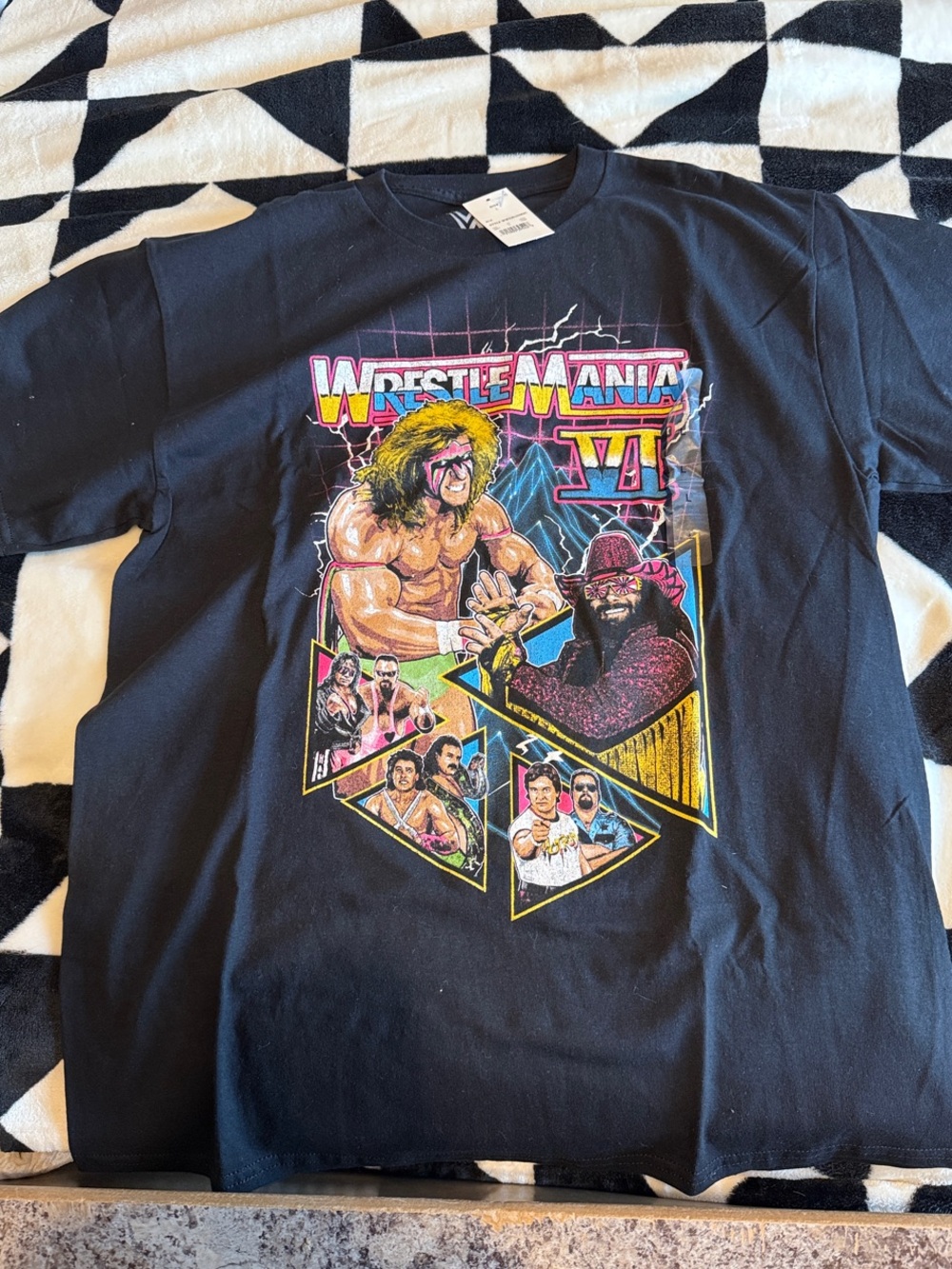 WrestleMania VII Graphic Tee - Black